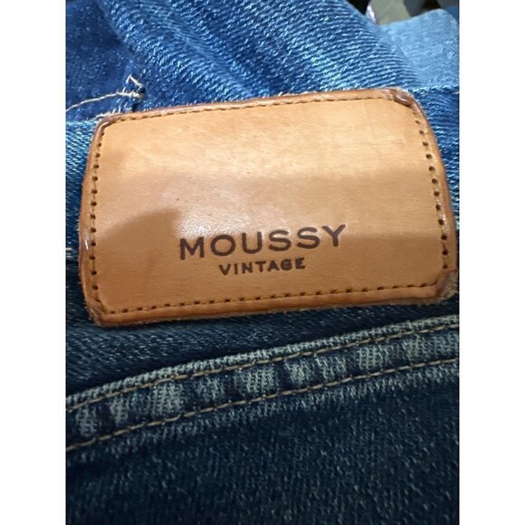 Moussy Jeans‎ Vintage Glendale Mid Rise Distressed Skinny Denim Boho Size 25 - Picture 4 of 6